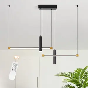 Javeriah 4 - Light Dimmable Kitchen Island Linear LED Pendant Light[No Bulb]