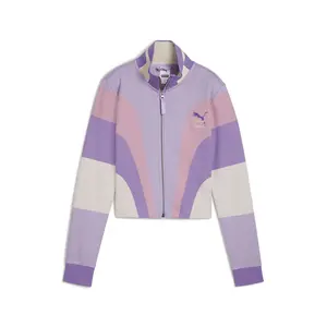 PUMA Womens X Kidsuper Jacket Athletic Outerwear Casual - Purple PUMA Womens X Kidsuper Jacket Athletic Outerwear Casual - Purple