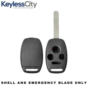 2003-2014 Honda Acura / 4-Button Remote Head Key Shell with chip holder / HO01 / KR55WK49308 N5F-S0084A