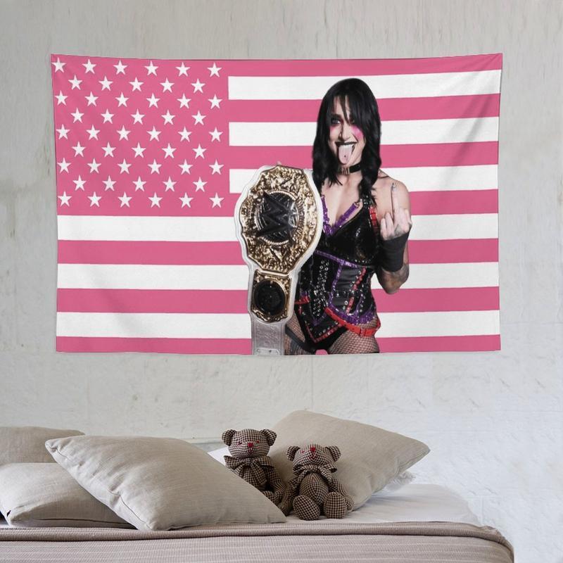 Rhea and Ripley wall tapestry poster for college dorm cave bedroom living room office party decoration gift Decorative Light