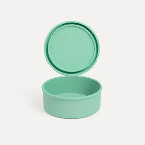 Dreamroo Round Container - Silicone Food Container Dreamroo Rectangular Container - Silicone Food Storage Container - BPA Free, Airtight, Dishwasher, Oven, Freezer and Microwave Safe (10, 17 & 30oz)