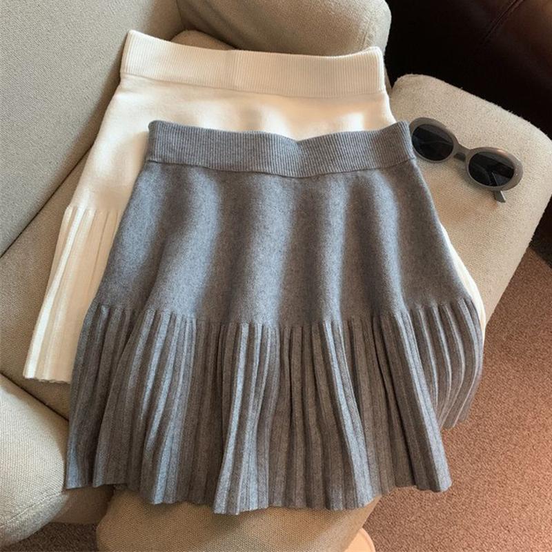 Pleated Mini Skirt