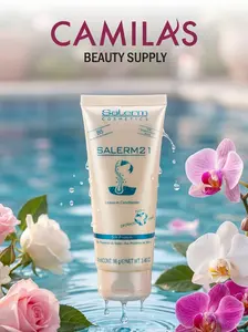 Salerm 21 Silk Protein Leave-In or Rinse-Out Conditioner for Smooth and Shiny Hair 200 ml Professional Multi-Benefit Treatment