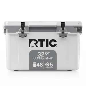 RTIC Ultra-Light 32 Qt Hard-Sided Ice Chest Cooler, Fits 48 Cans