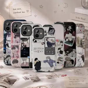 7 Ops Low Tide in Twilight Couple Manhwa Phone Case, Kim Euihyun and Yeo Taeju Couple Cover for iPhone & Samsung