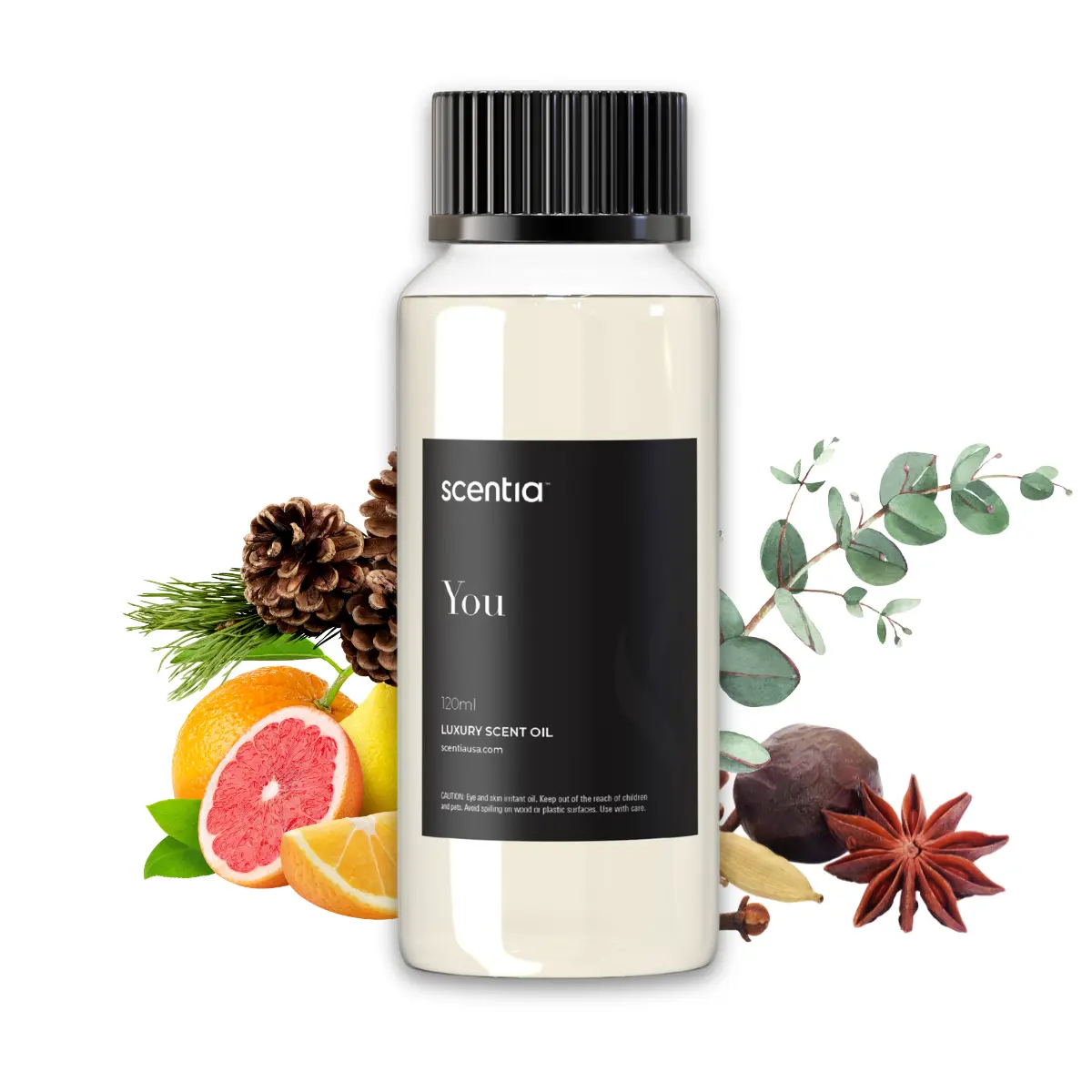 Scentia Scented Diffuser Oil - Luxury Designer Aroma Bottle, Mint-Scented Home Fragrance (Home Care Supplies)