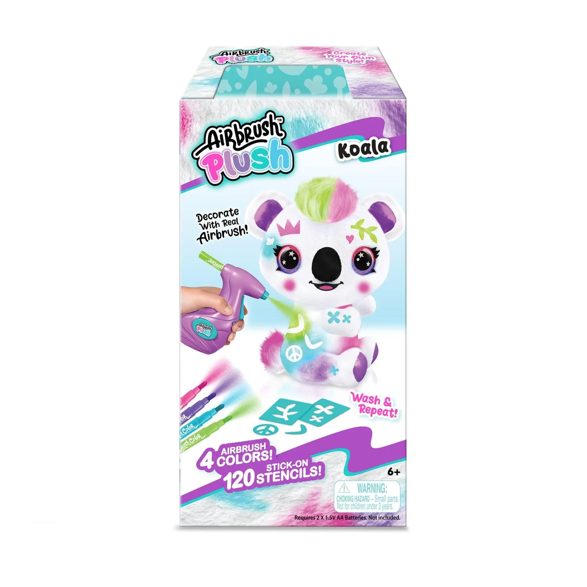 Airbrush Plush Koala – DIY Stuffed Animal Decorating Kit
