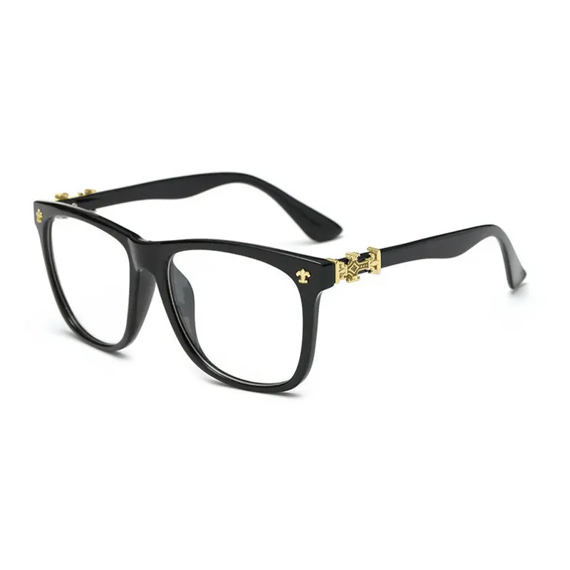 New Square Eyeglasses Frames, Unisex Light Luxury Retro Business Glasses, Elegant Minimalist Fashion Eyewear, Ideal Daily Wear & Photo Props, Great Gift for Men & Women