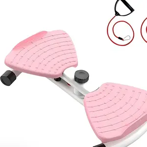 Waist Twist Machine Slim Waist and Toned Abs Waist Twister Can Stand with Feet Apart Double Non-slip No Noise Use Exercise Equipment Abdominal Roller Workout