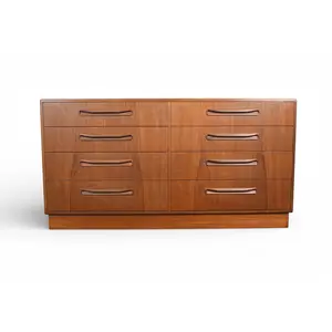 G PLAN FRESCO EIGHT DRAWER DOUBLE DRESSER IN TEAK