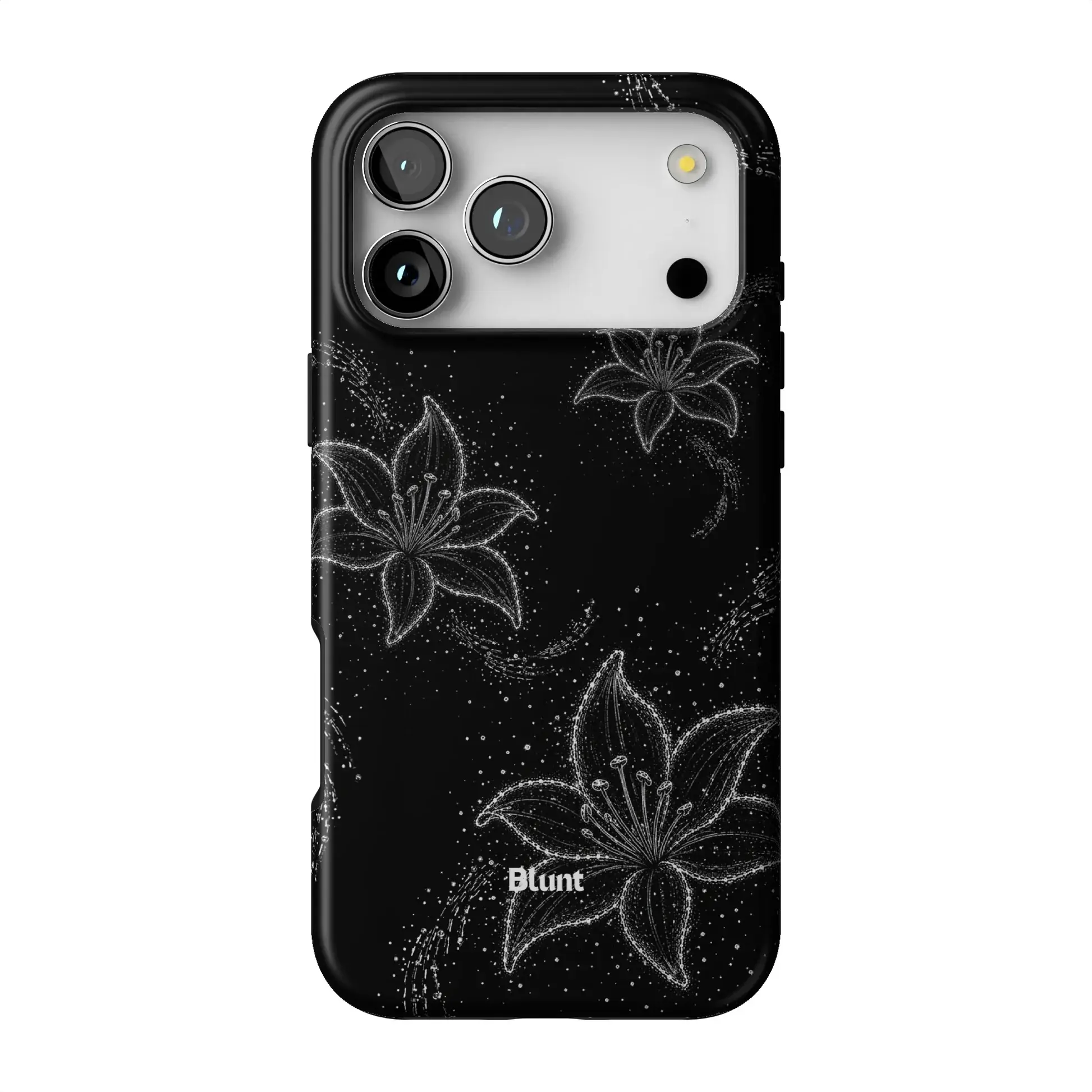 BLUNT CASES | Noir Fleur | For iPhone 17 Pro Max, 16 15 14 13 12 11 Series | MagSafe Aesthetic Phone Case | Gradient Phone Case | Trendy 2026 Phone Case | Shockproof & Waterproof Protection | Gift for Her and Love