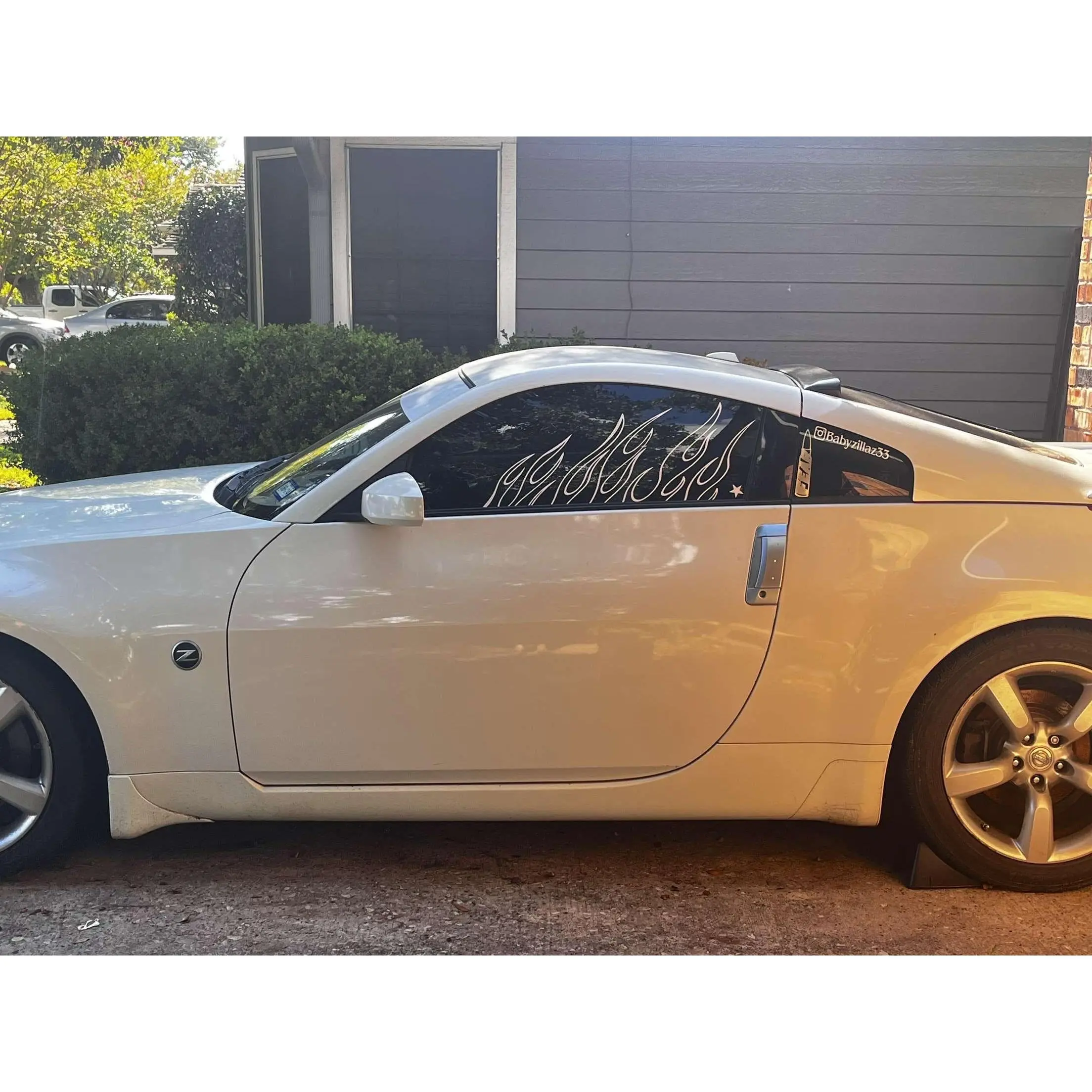 Nissan 350z Window Flames Nissan 350z Window Flames