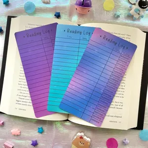 Reading Log Bookmark for Book Club Members - Book Tracker and Reading List