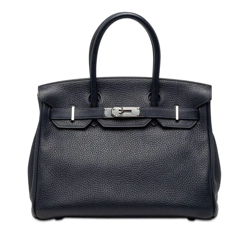 Pre-owned HERMÈS Calfskin Shoulder Bags Hermes Birkin30 Taurillon Clemence