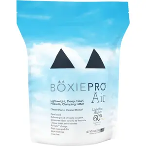 BoxiePro Air Lightweight Deep Clean Probiotic Clumping Litter