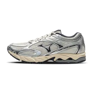 Mizuno Wave Orion Fashion Low-Top Running Shoes with Synthetic Leather and EVA for Men and Women in Beige Gray Trending Shoes, House White Official Shoes to Get / Maison Mihara