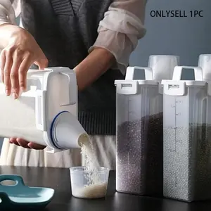 Kitchen Moisture-Proof Storage Jar, Pest-Resistant Sealed Freshness, Durable Grain Nut Rice Container, Leak-Proof Bug-Free Organizer