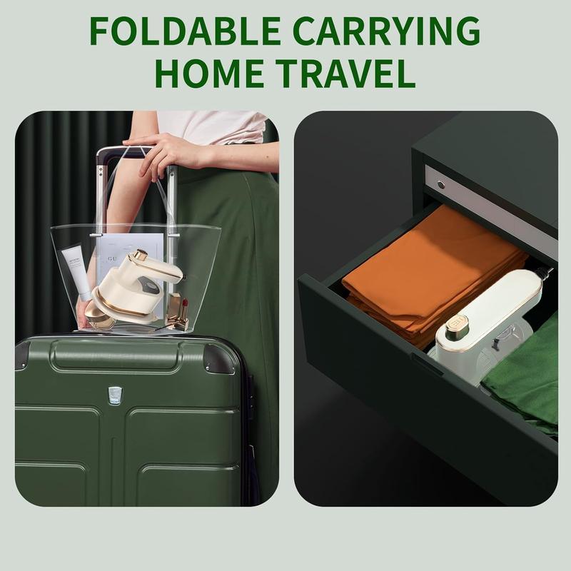 【Free Shipping 】Travel Garment Steamer Mini Portable Iron with Steam Function Fast Heating Smooth Finish for Travel