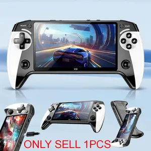 X9 Handheld Game Console, Rechargeable Portable Gaming Machine, 10 Emulator Games, Wireless Home and Travel Use, Lithium Ion Battery