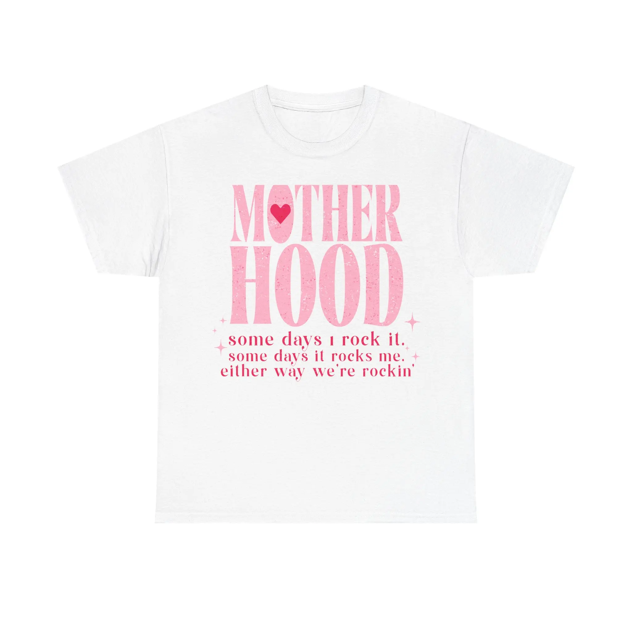 Men's Motherhood Rock It Short-Sleeve T-Shirt, Smooth Seamless Fabric, Printed Design, Draping Fit, Prints, Drape