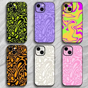 Psychedelic Pattern | Racer Lando N-Norris 4 Phone Case Compatible with iPhone 11 12 13 14 15 16Pro Max mini classic Plus