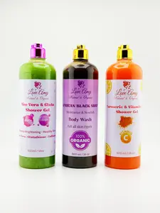 Organic Shower Gel  Brightening & Exfoliate With Natural Ingredients  For Healthy Skin