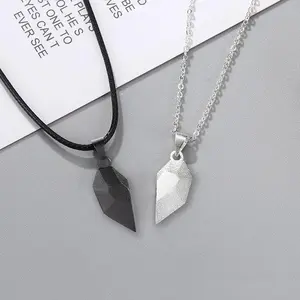 Heart Magnet Necklace Set for Couple Boyfriend, Girlfriend, Husband, Wife, Gift