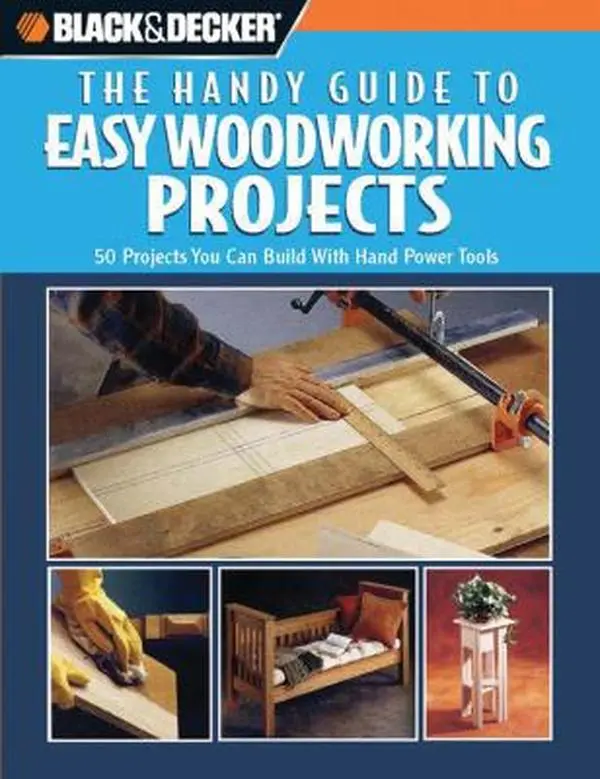 USED Book - Black & Decker: The Handy Guide to Easy Woodworking Projects: 50 Projects You Can Build with Hand Power Tools by creative-publishing-international (Spiral-bound) - english