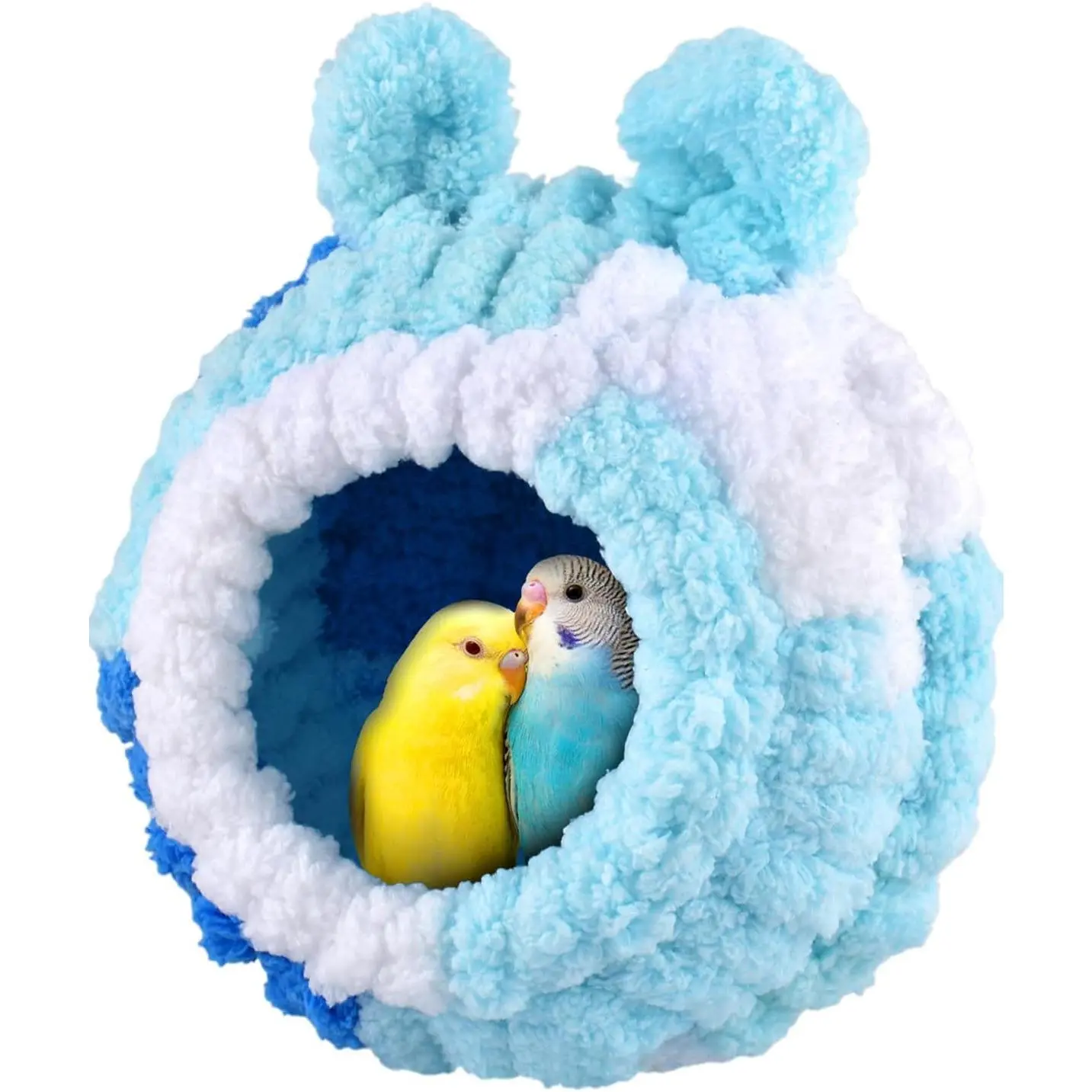 Parrot Nest, Bird Breeding Nest Parakeet Snuggle Hut Conure House Bed for Budgie Cockatiel Conure Lovebird Canary Finch Hamster Small Pets