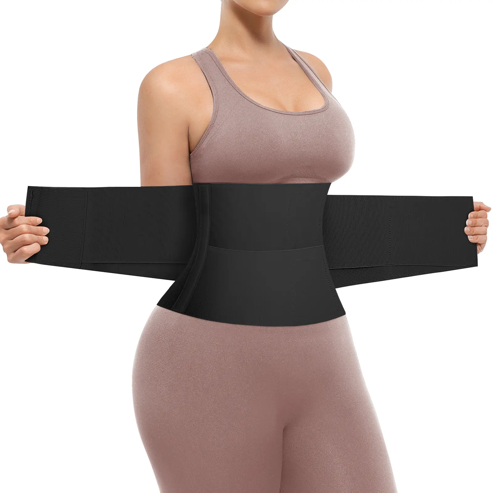 Shapellx NeoSweat Triple Constricting power Latex Waist Trainer Segmented Workout Shapewear Belts