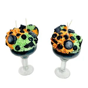 Honey Crisp Apple Halloween Candle - 14 oz - Fall Scented