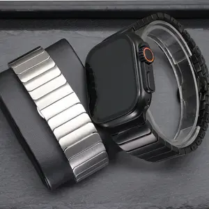 Stainless Steel Band for Iwatch 49mm Serise 10 9 8 7 6 5 4 Se 46mm 45mm 44mm Luxury Metal Band for Apple Watch Ultra 2/1 49mm Bracelet, Smartwatch Strap, Smart Watch Accessories