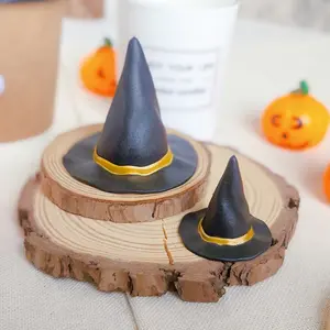 24/48pcs Plastic Mini Witch Hat Set, DIY Accessories, Cosplay Prank Props, Halloween Party Decoration, Magic Hat Costume Accessory