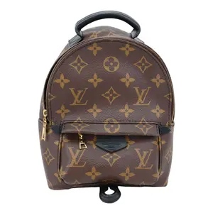 Pre-owned Louis Vuitton Canvas Backpacks Palm Spring Mini Monogram Backpack Brown