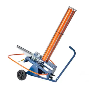 VEVOR Clay Target Thrower, 75-80 Clays Pigeon Thrower, 55+ Yards Automatic Skeet and Trap Launcher on Wheels - with Adjustable Angle, Foot Pedal Pull Handle for Clays Throwing, Shooting Sports