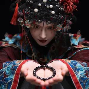 Obsidian Evil-Blocking Bracelet Absorb Negativity Resist Workplace Gossip Home Peace Hanging Ornament