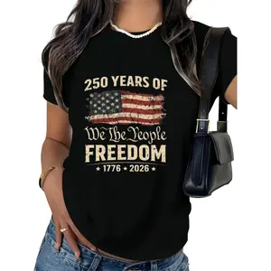 250 Year Freedom Patriotic Tee – Distressed US Flag Vintage Graphic Shirt