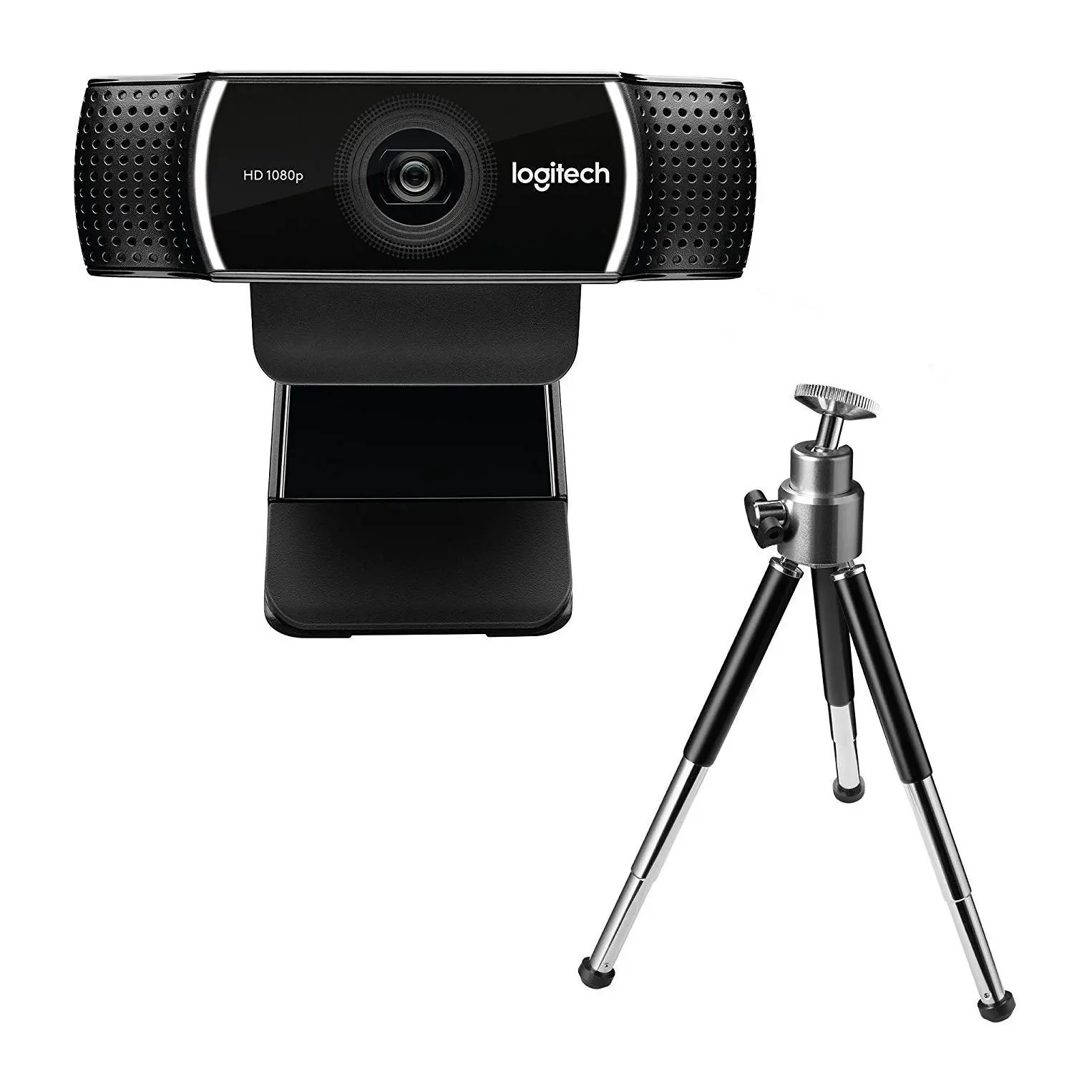 Logitech C922 Pro Stream Webcam with Tripod and Mounting Clip Logitech C922 Pro Stream Webcam with Tripod and Mounting Clip