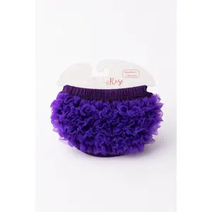 Purple Ruffle Bum Bloomer