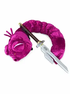 Kinstore Full Size Jujutsu Fantasy Kaisen Cosplay JJK PU Foam Dagger 48" Toji Worm Plush PU Foam Sword for Cosplay Custom