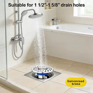 Copper Material Anti-Odor Drainage Device, Shower Drain Backflow Prevention Valve, Single Direction Drain Filter, Bathroom & Kitchen Odor Control