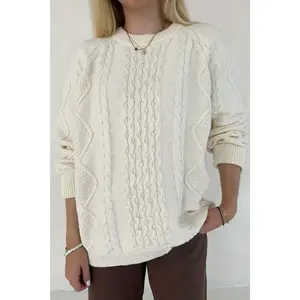 Gilmore Oversized Cotton Cable Knit Sweater