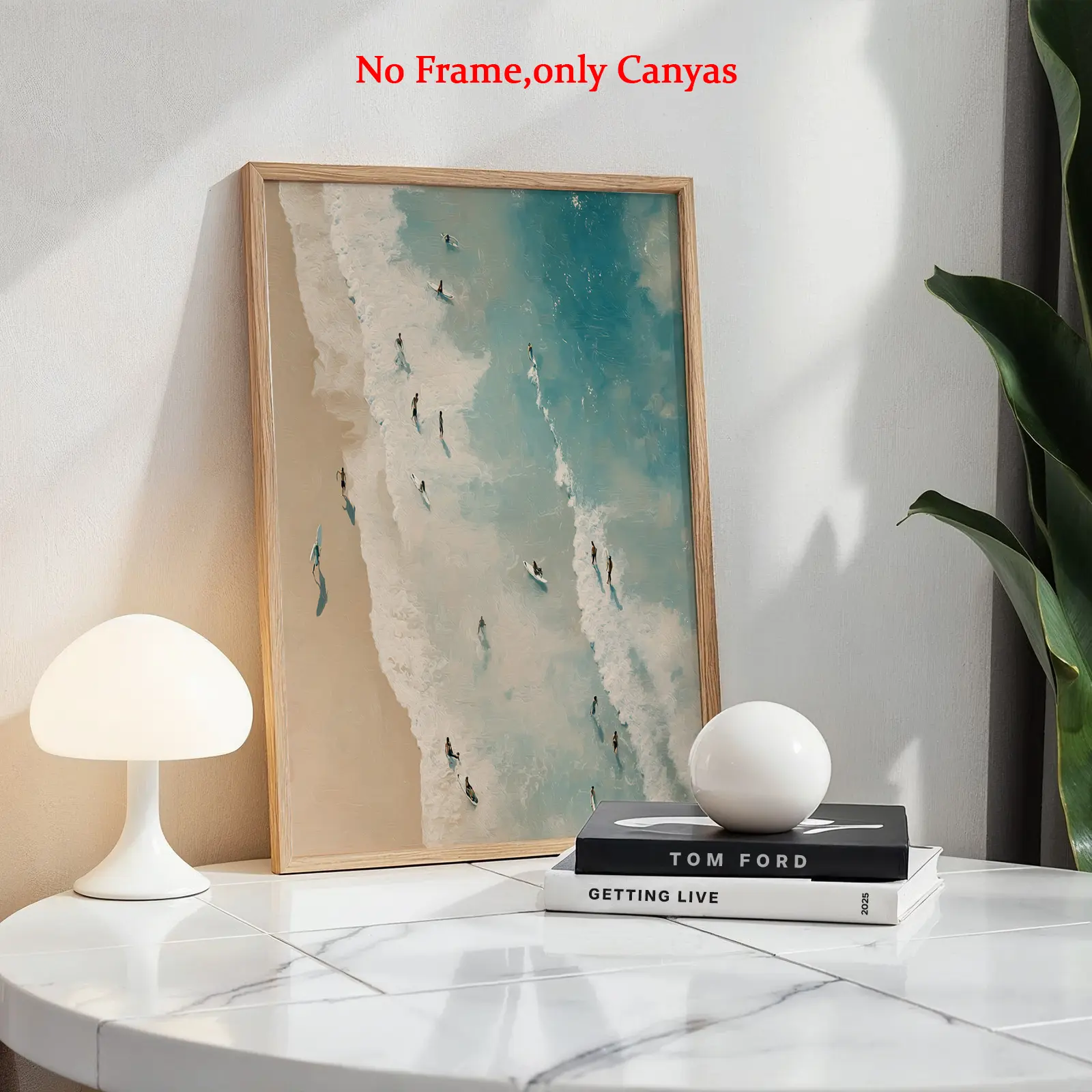 Wall arts Beach Waves Surfers Posters Ocean Waves Ocean Inspired Design Canvas Prints Art Work For Wall Decor Bedroom Decor Living Room Decor Modern Home Decoration Wall Art Painting Gift Unframed