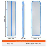 13 ft x 3.3 ft x 4 in（400 x 100 x 10 cm）- Blue