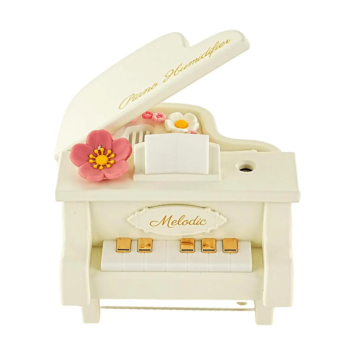 Golden Lion Piano Humidifier - USB White Mini Desktop Humidifier for Home, 13.1x12.8x11.8cm Golden Lion Piano Humidifier - USB White Mini Desktop Humidifier for Home, 13.1x12.8x11.8cm