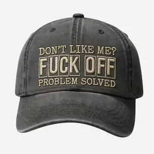 Classic, funny, satirical men's baseball cap, gift cap, adjustable size, for dad.