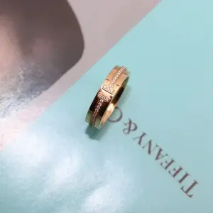 Pre-owned Tiffany & Co. Ring 18K Rose Gold JLT008246
