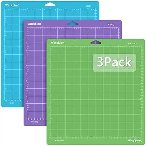 Cutting Mat 12x12 for Cricut: Cricut Explore One/Air/Air 2/Maker Gridded Adhesive