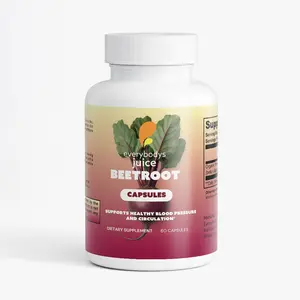 Beetroot Capsules - Supports Healthy Blood Pressure & Circulation - 60 Capsules - Dietary Supplement