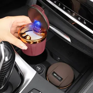 Car Interior Decoration Led Lighting Car Ashtray For BYD Atto SEAL Sealion 7 Seal U e5 Yuan Han Tang Song Qin Dolphin e7 e2 D1 e3 SHARK